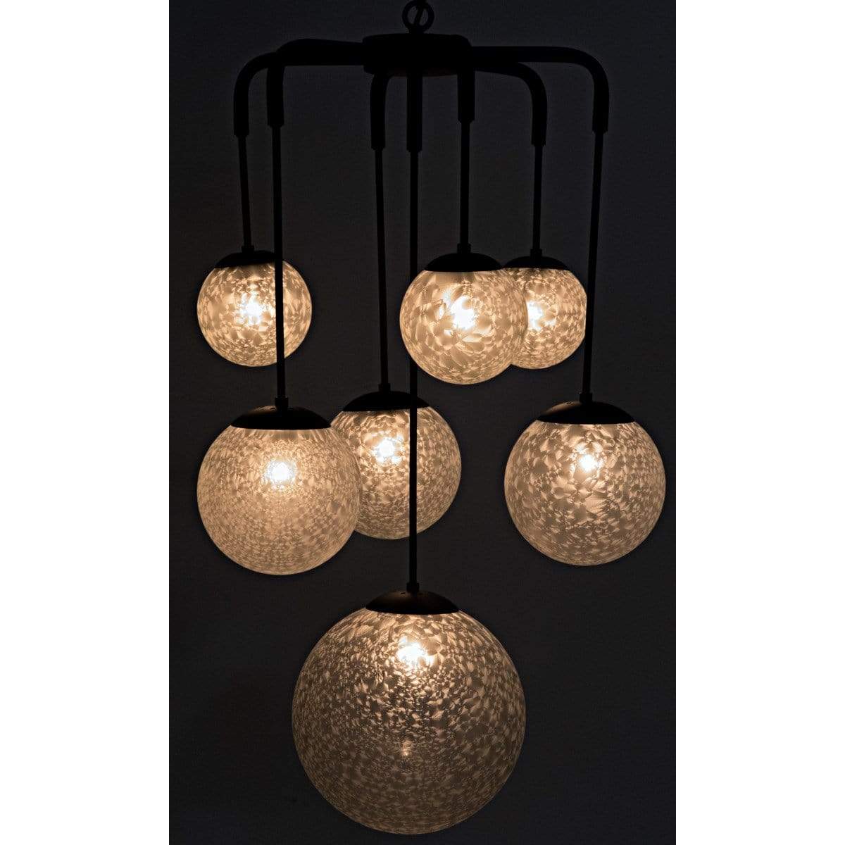 Noir Artemis Chandelier Lighting noir-LAMP762MTB 842449127128