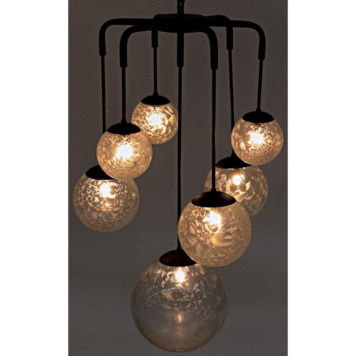 Noir Artemis Chandelier Lighting noir-LAMP762MTB 842449127128