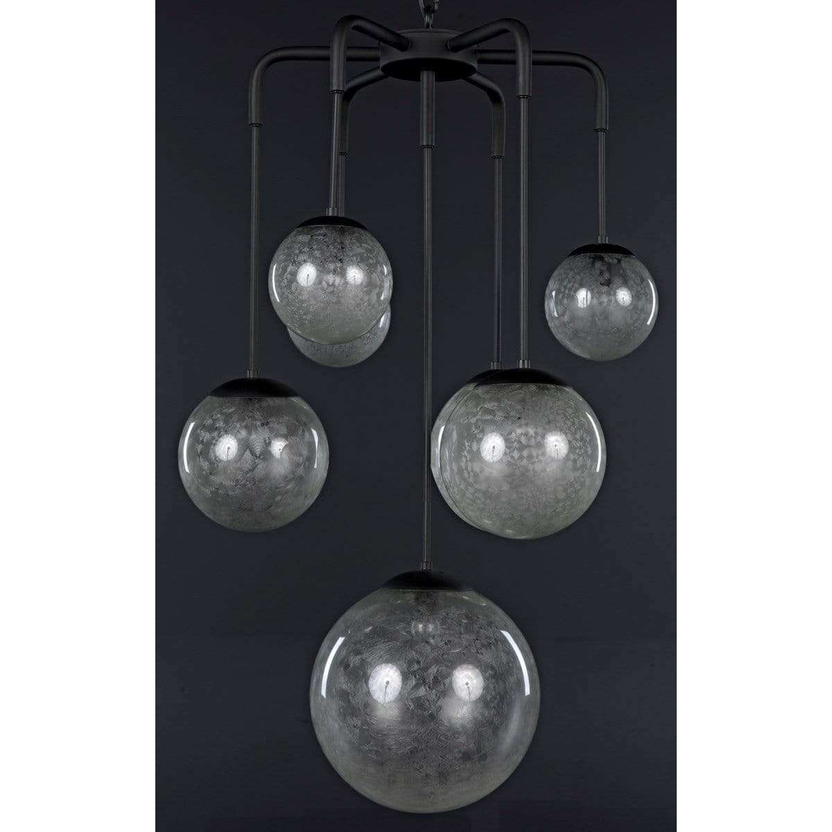 Noir Artemis Chandelier Lighting noir-LAMP762MTB 842449127128