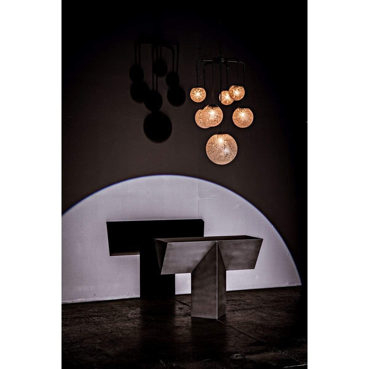 Noir Artemis Chandelier Lighting noir-LAMP762MTB 842449127128