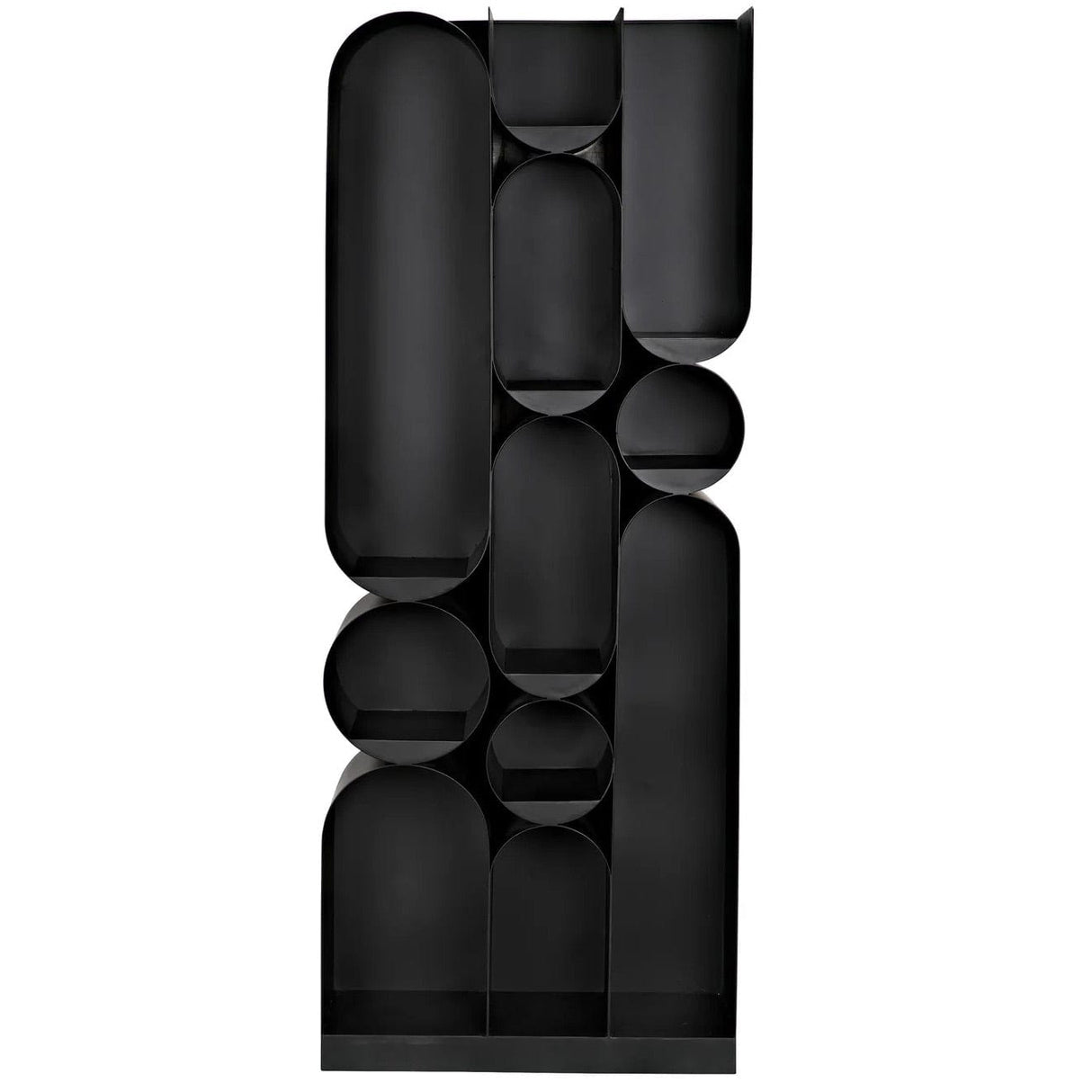 Noir Atomic Bookcase Furniture noir-GBCS250MTB 00842449134362