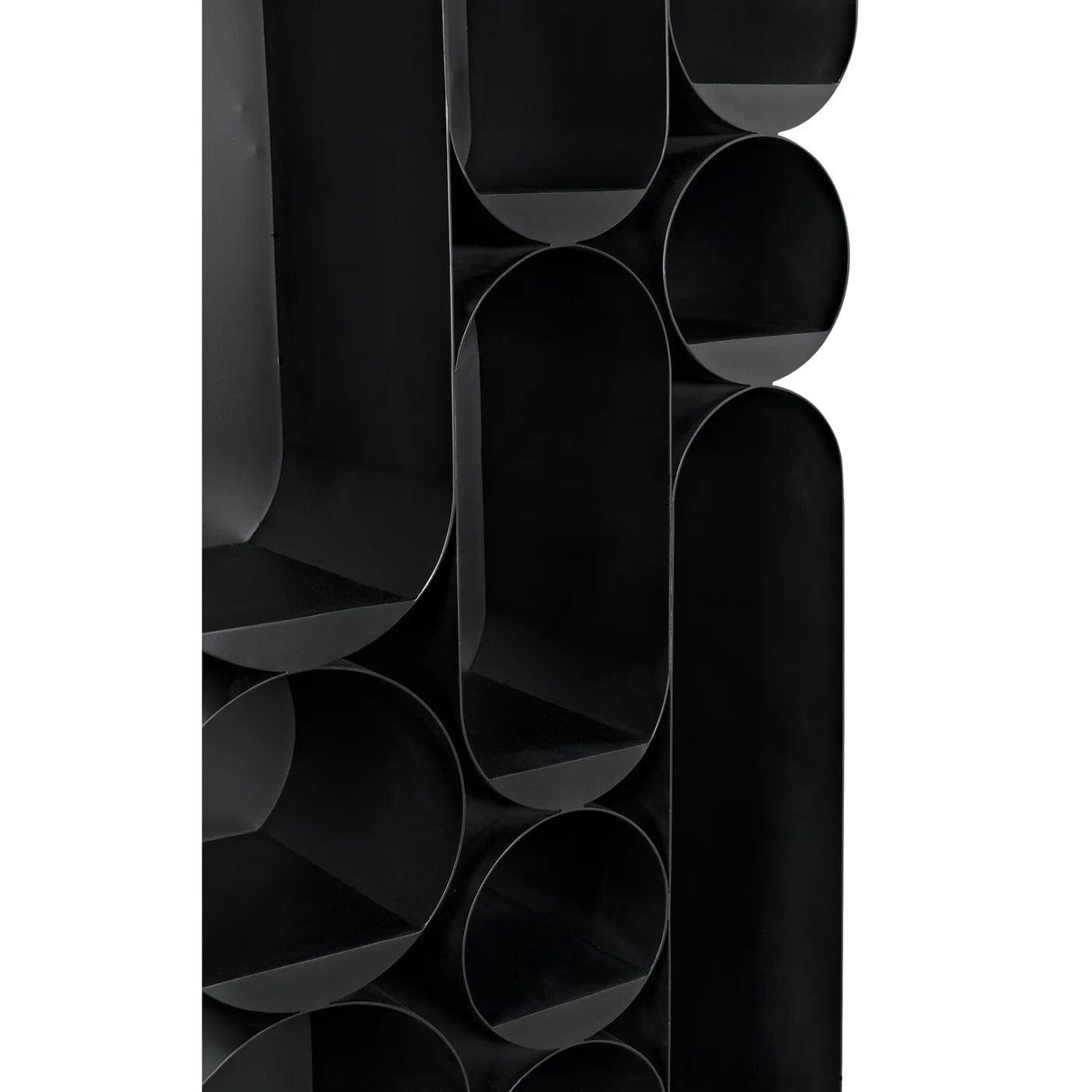 Noir Atomic Bookcase Furniture noir-GBCS250MTB 00842449134362