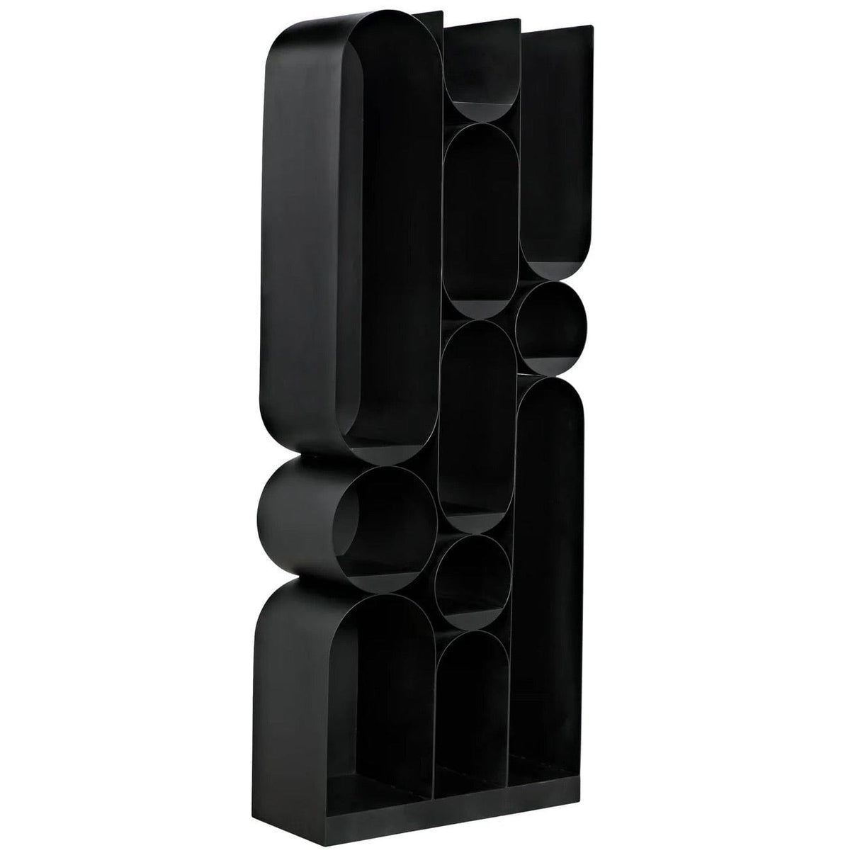 Noir Atomic Bookcase Furniture noir-GBCS250MTB 00842449134362