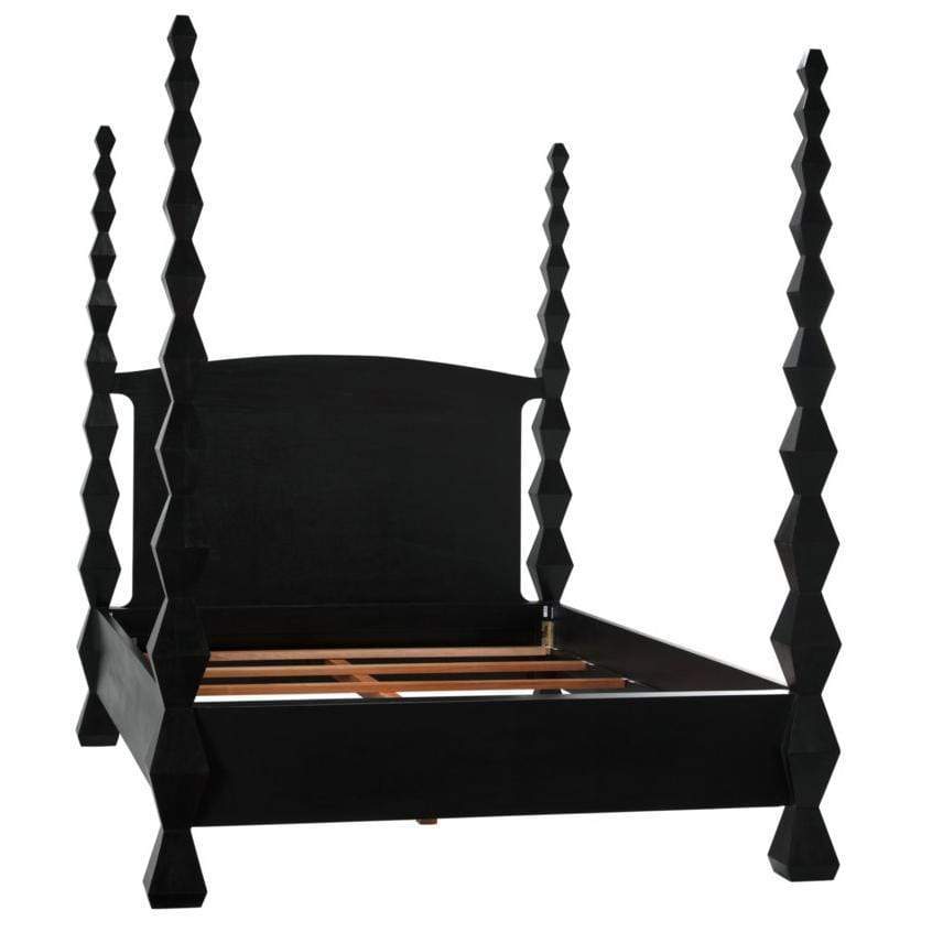 Noir Brancusi Bed - Queen Furniture noir-GBED135QHB