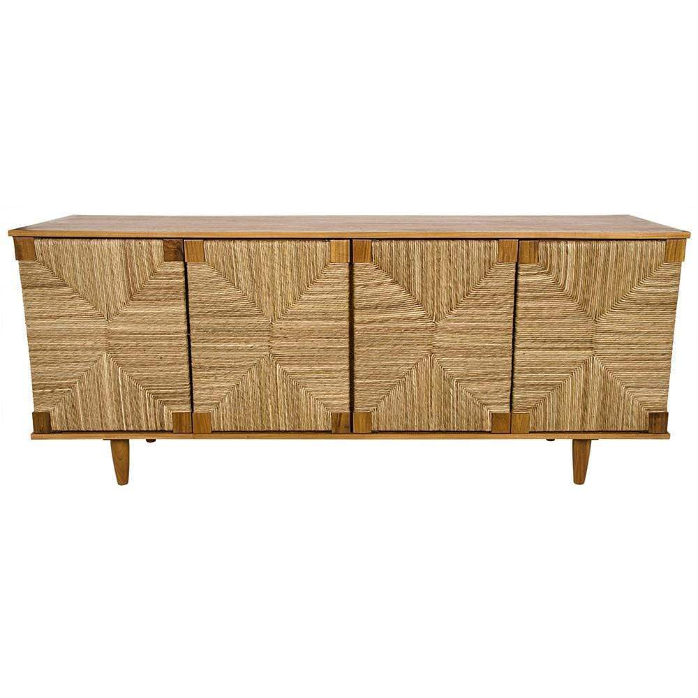 Noir Brook 4 Door Sideboard Furniture Noir-GCON239-2T 00842449104556