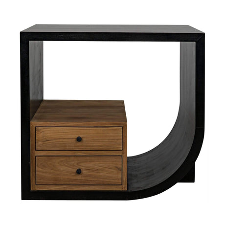 Noir Burton Side Table Furniture noir-GTAB848HB-R 00842449121522