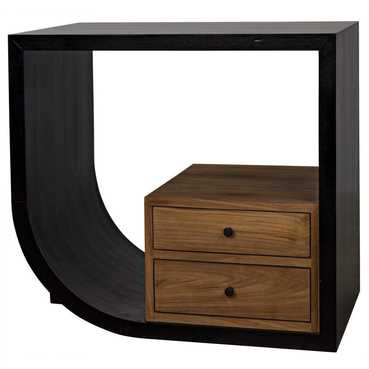 Noir Burton Side Table - Left Furniture noir-GTAB848HB-L 00842449123014