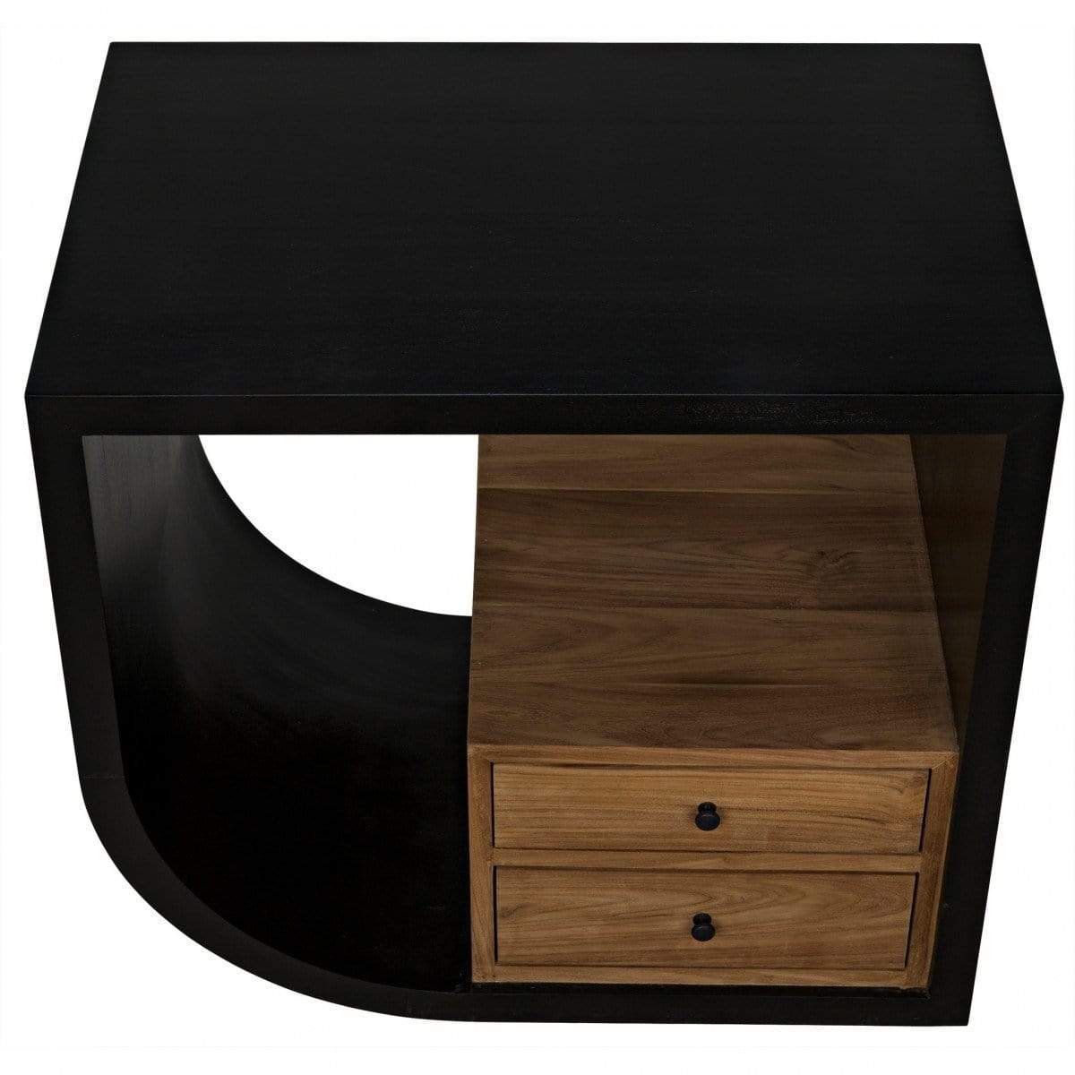 Noir Burton Side Table - Left Furniture noir-GTAB848HB-L 00842449123014