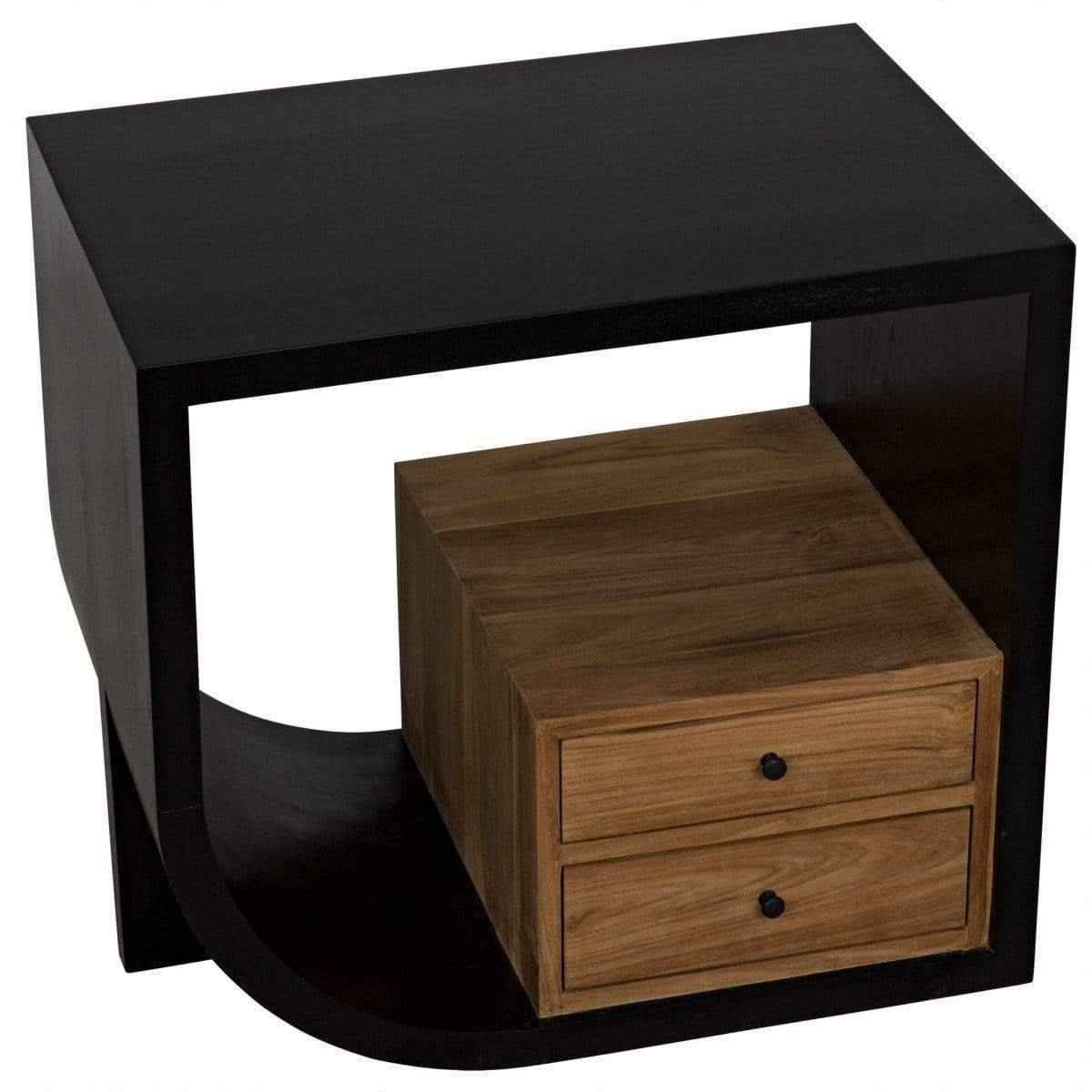 Noir Burton Side Table - Left Furniture noir-GTAB848HB-L 00842449123014