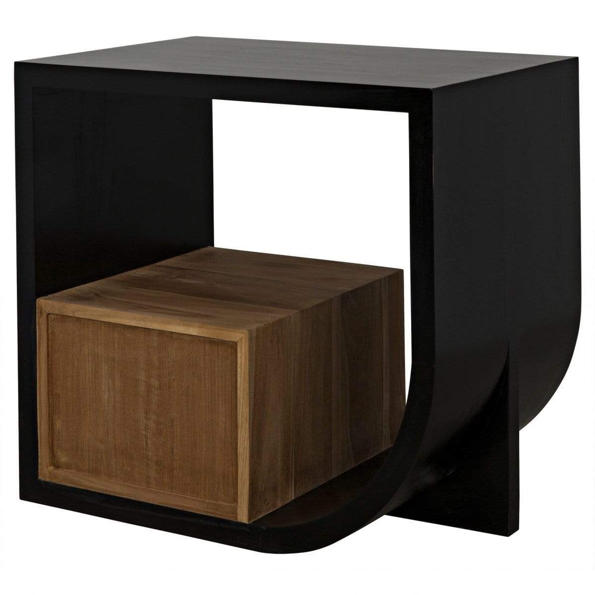 Noir Burton Side Table - Left Furniture noir-GTAB848HB-L 00842449123014