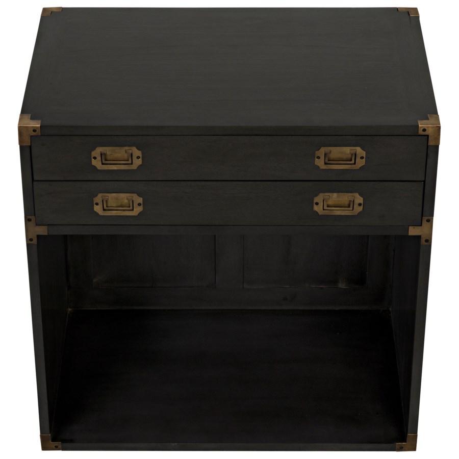 Noir Campaign Chest Furniture noir-GTAB901P 00842449126459