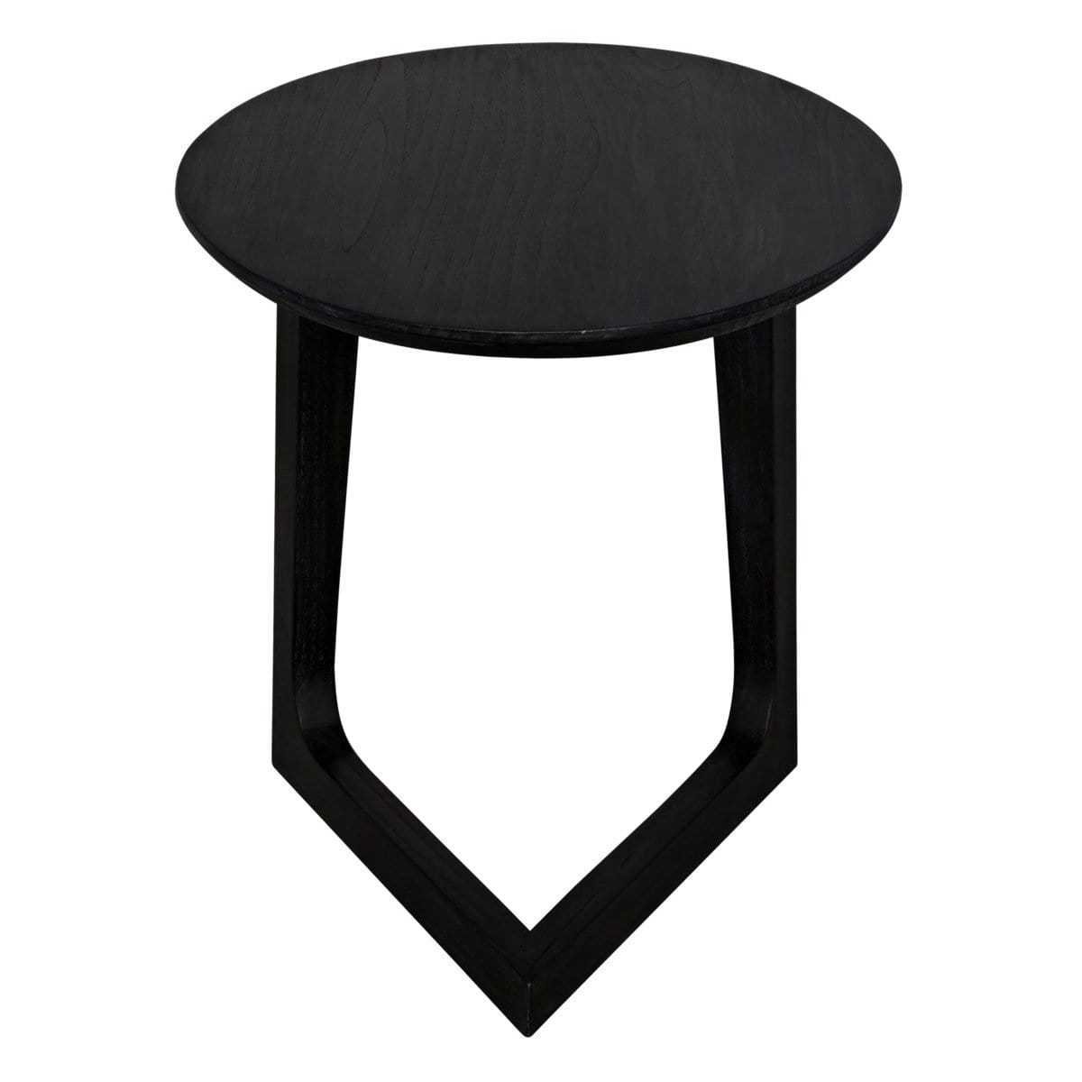 Noir Cantilever Side Table - Charcoal Black Furniture noir-AE-18CHB 00842449120600