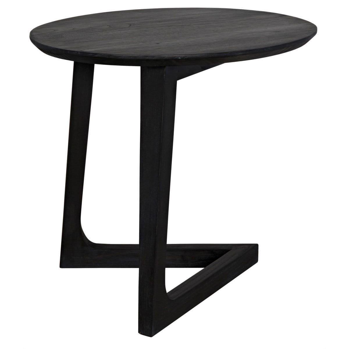 Noir Cantilever Side Table - Charcoal Black Furniture noir-AE-18CHB 00842449120600