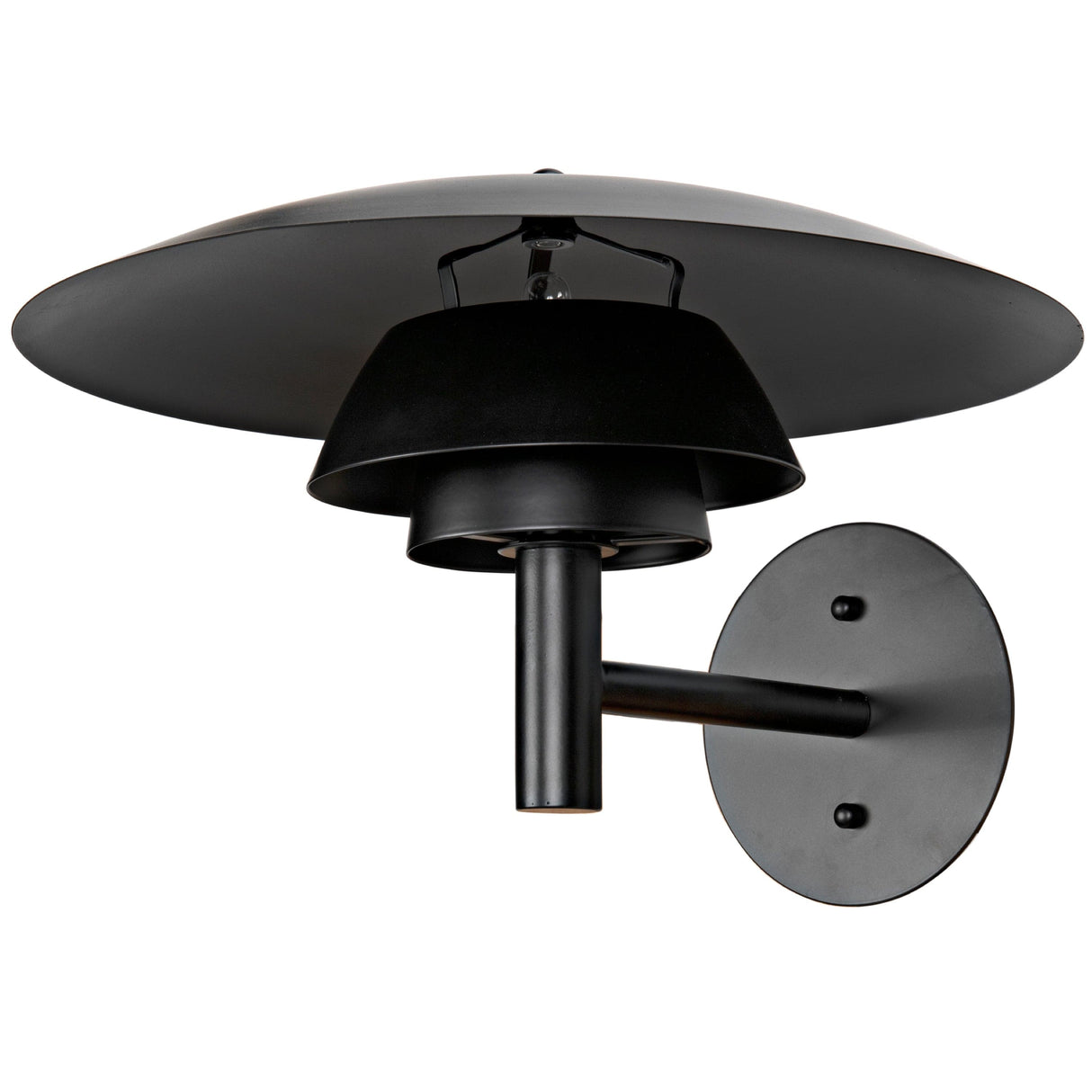 Noir Caprese Sconce Lighting noir-PZ023MTB