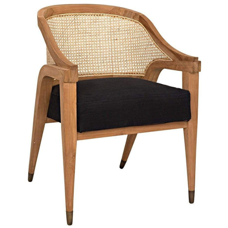 Noir Chloe Chair Furniture noir-GCHA283T 00842449117457