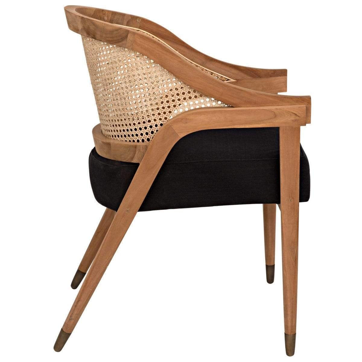 Noir Chloe Chair Furniture noir-GCHA283T 00842449117457