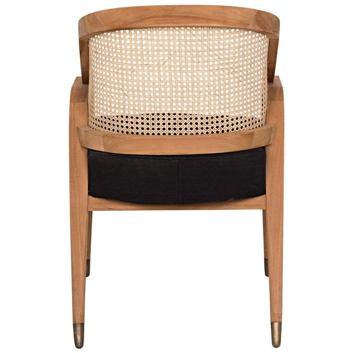 Noir Chloe Chair Furniture noir-GCHA283T 00842449117457