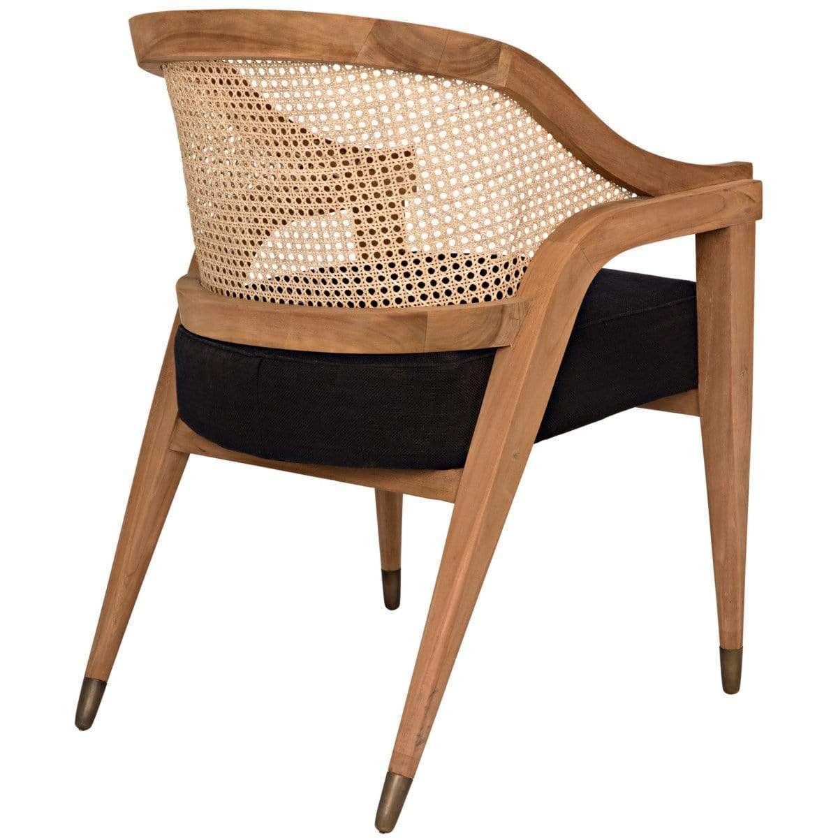 Noir Chloe Chair Furniture noir-GCHA283T 00842449117457