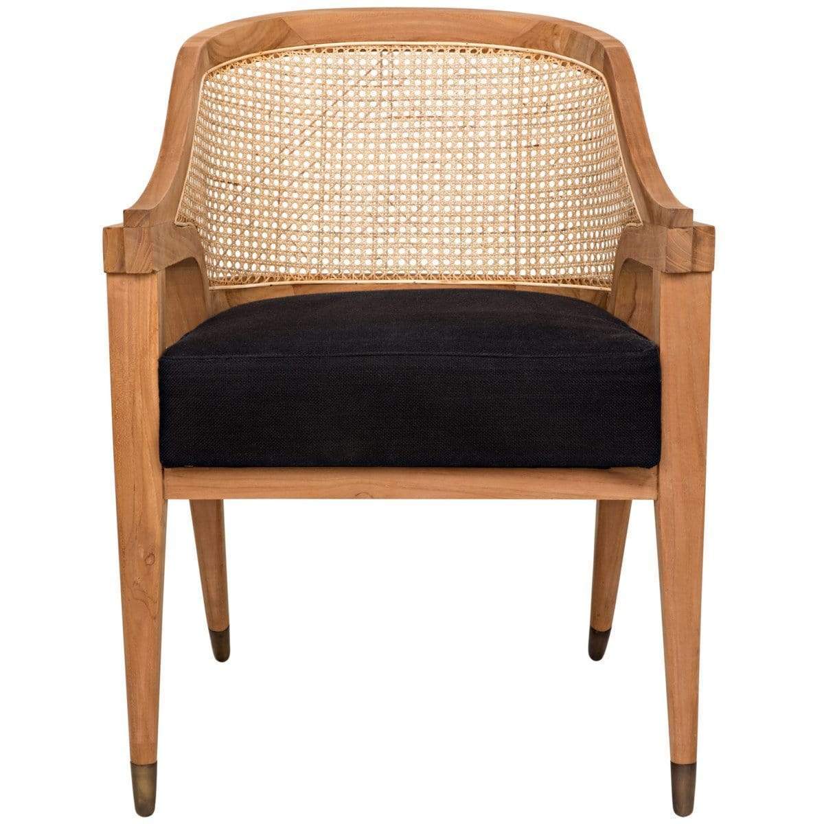 Noir Chloe Chair Furniture noir-GCHA283T 00842449117457