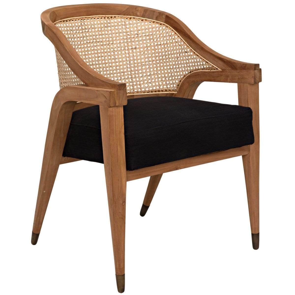 Noir Chloe Chair Furniture noir-GCHA283T 00842449117457