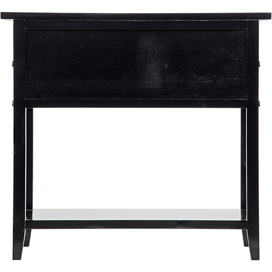 Noir Colonial 2-Drawer Side Table Furniture