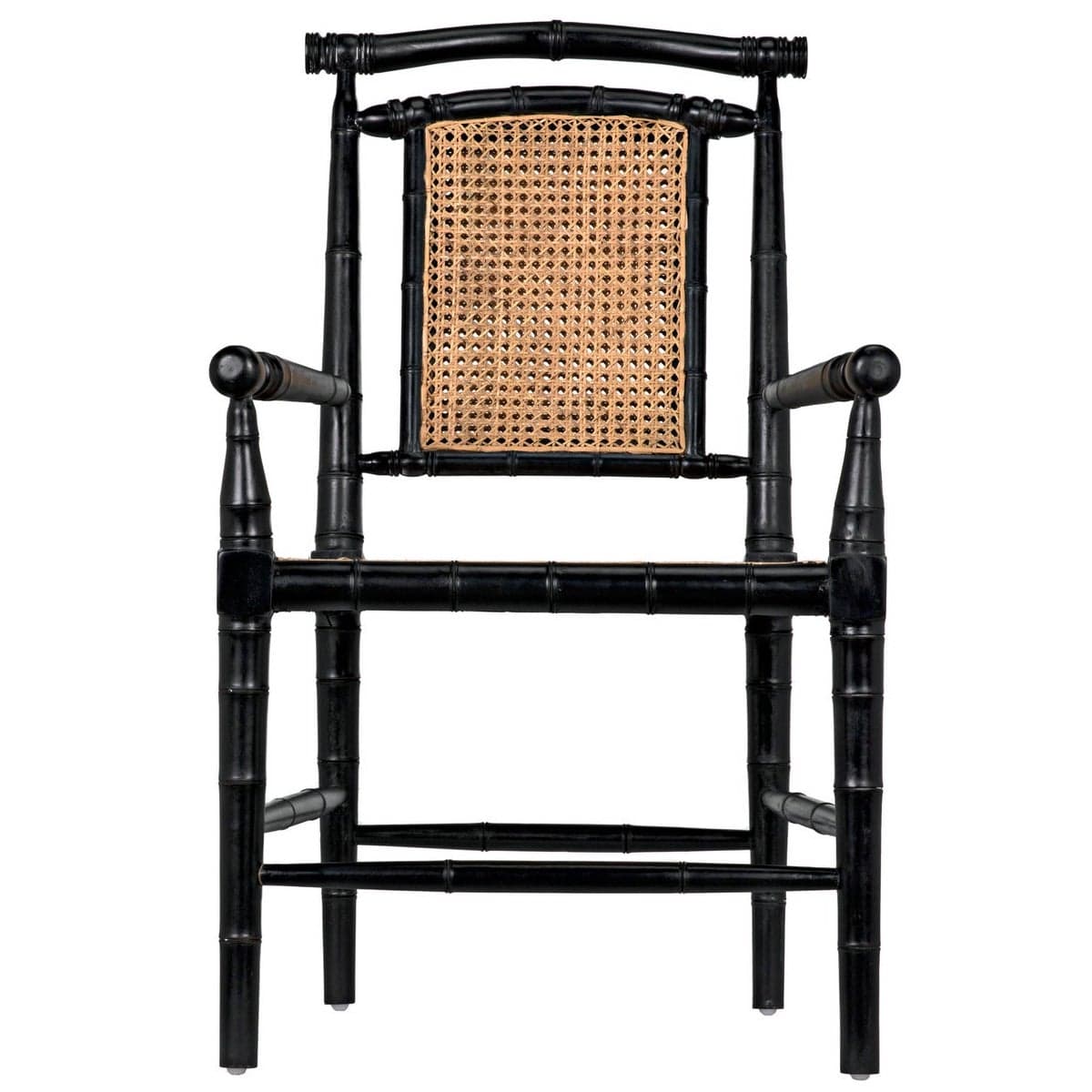Noir Colonial Bamboo Chair Chairs