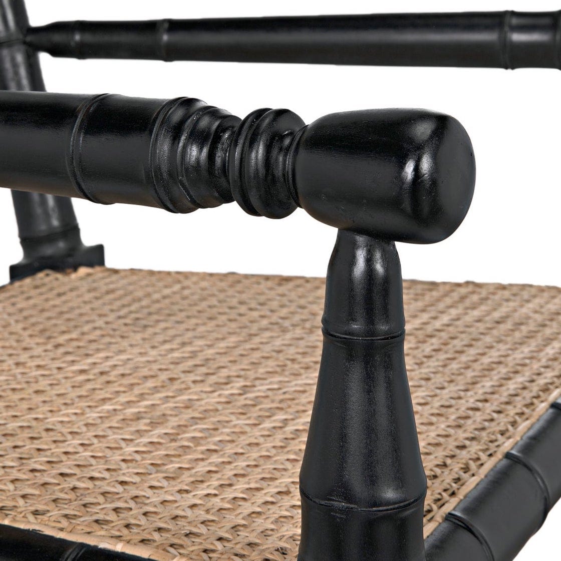 Noir Colonial Bamboo Chair Chairs