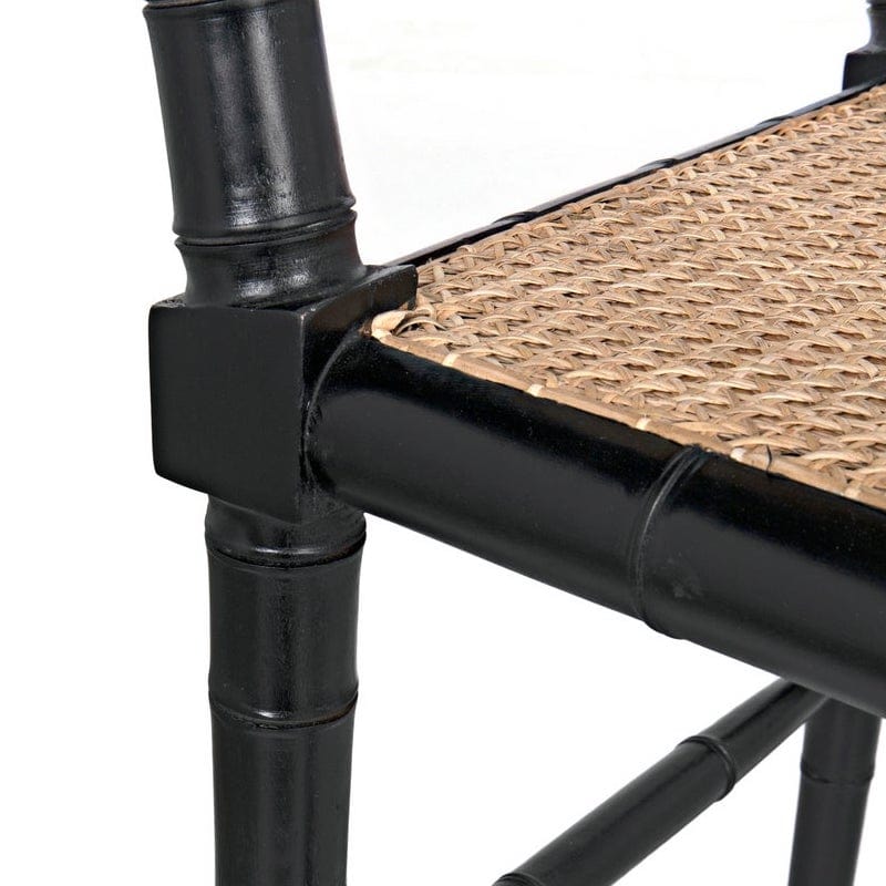Noir Colonial Bamboo Chair Chairs