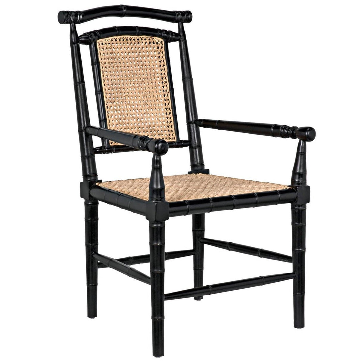 Noir Colonial Bamboo Chair Chairs