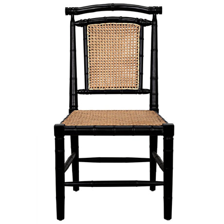 Noir Colonial Bamboo Chair Chairs noir-GCHA126HB 00842449103658