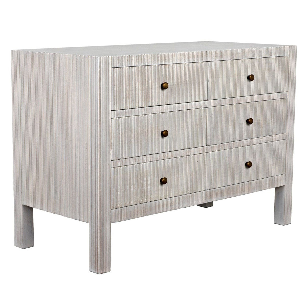 Noir Conrad 6 Drawer Dresser Furniture
