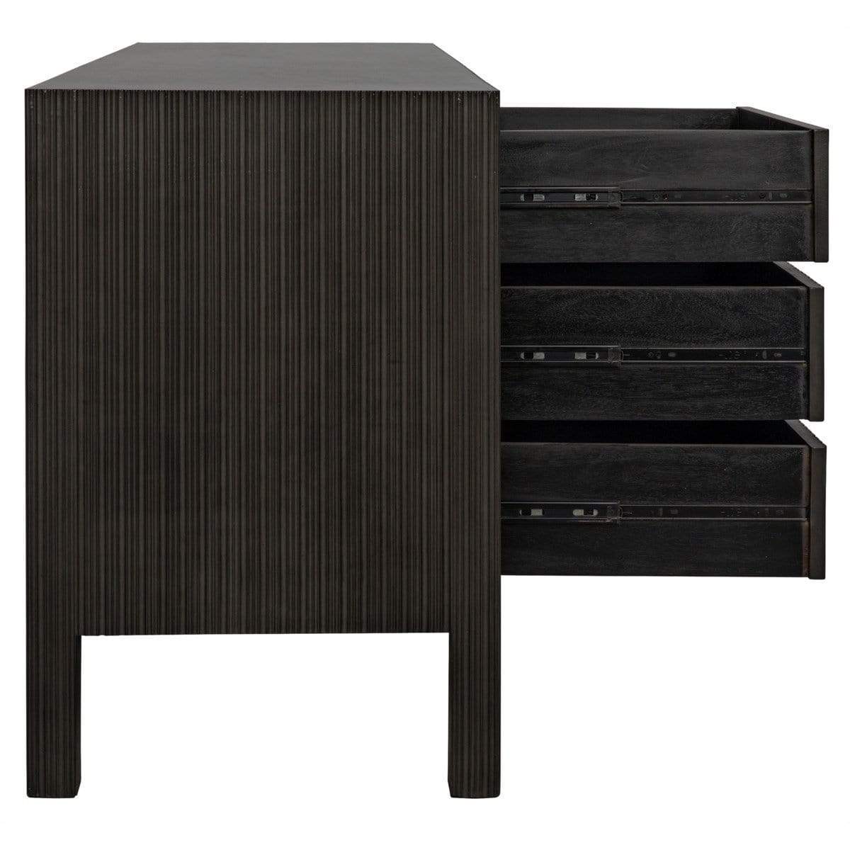 Noir Conrad 9 Drawer Dresser Dressers