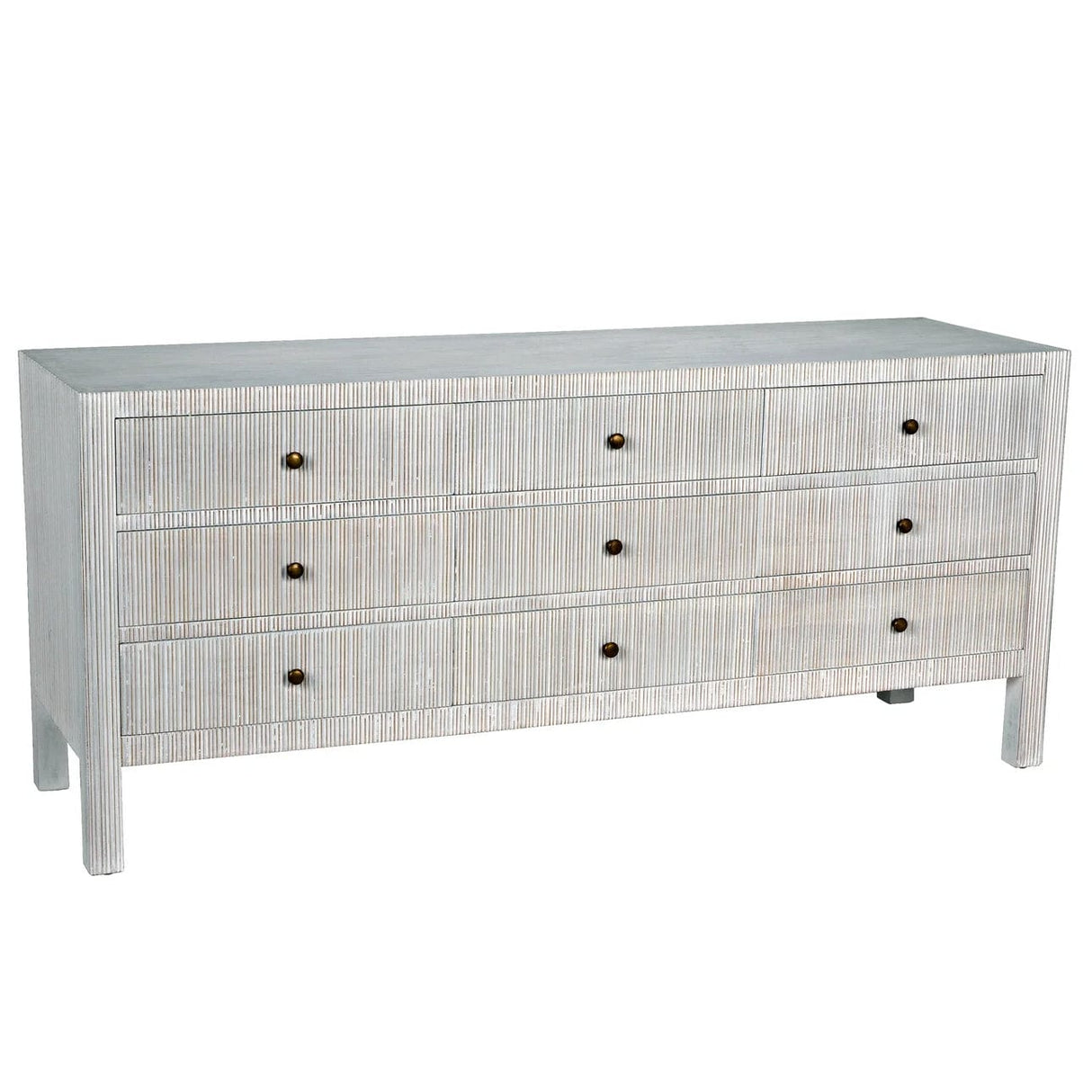 Noir Conrad 9 Drawer Dresser Dressers noir-GDRE222WH 00842449132184