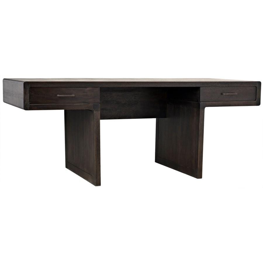 Noir Degas Desk - Ebony Furniture noir-GDES155EB 00842449126657
