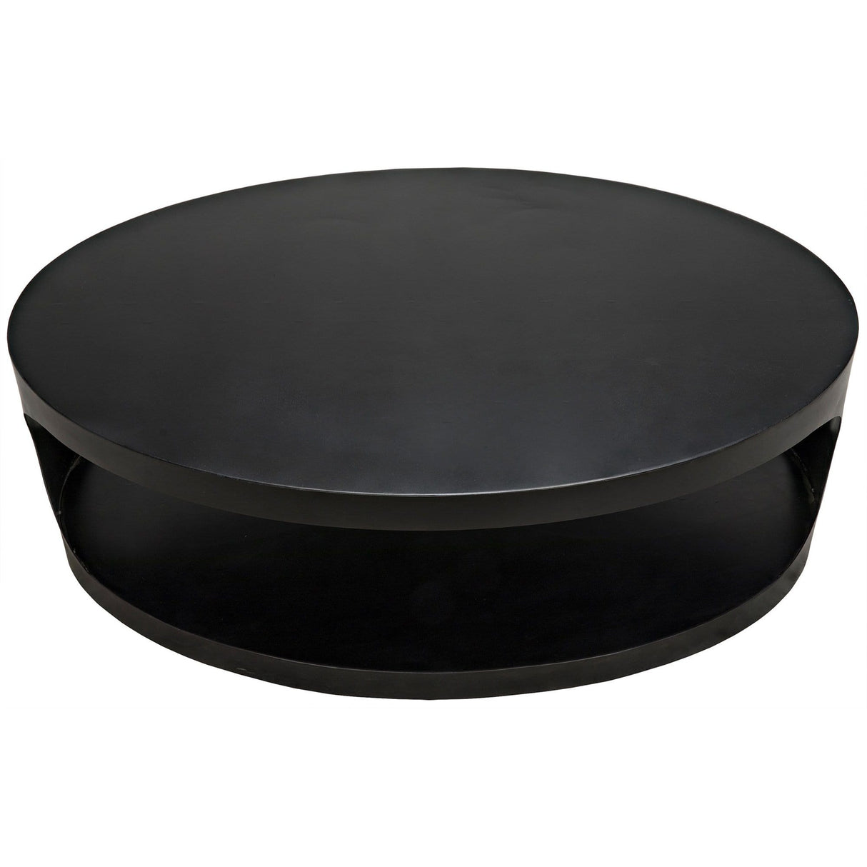 Noir Eclipse Oval Coffee Table Furniture Noir-GTAB132MT 00842449106789