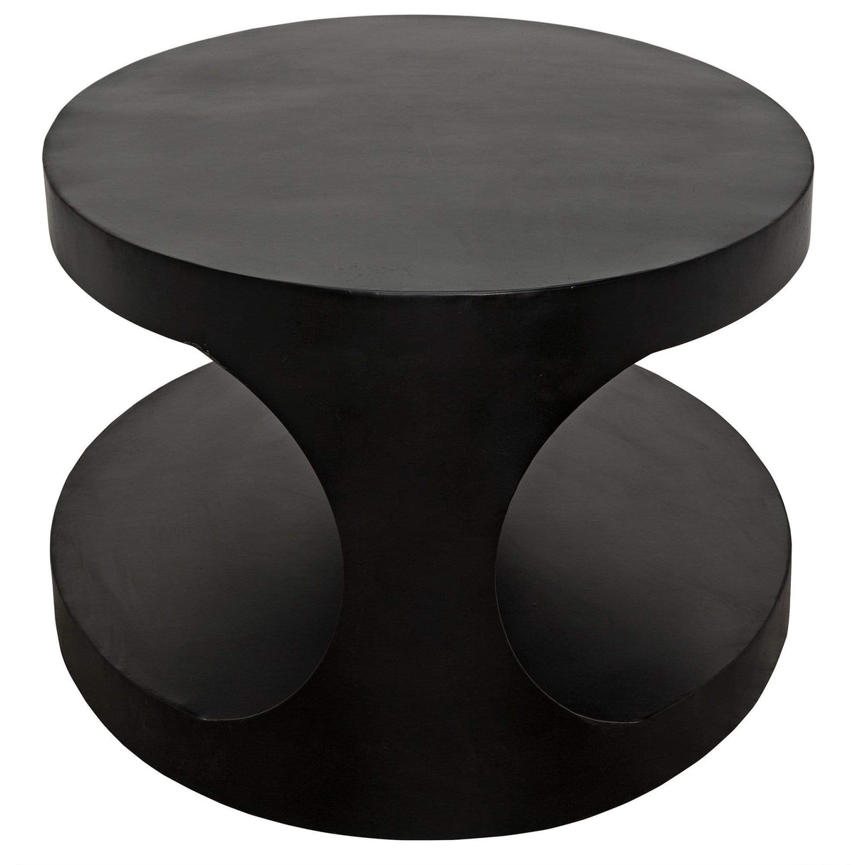 Noir Eclipse Oval Coffee Table Furniture Noir-GTAB132MT 00842449106789