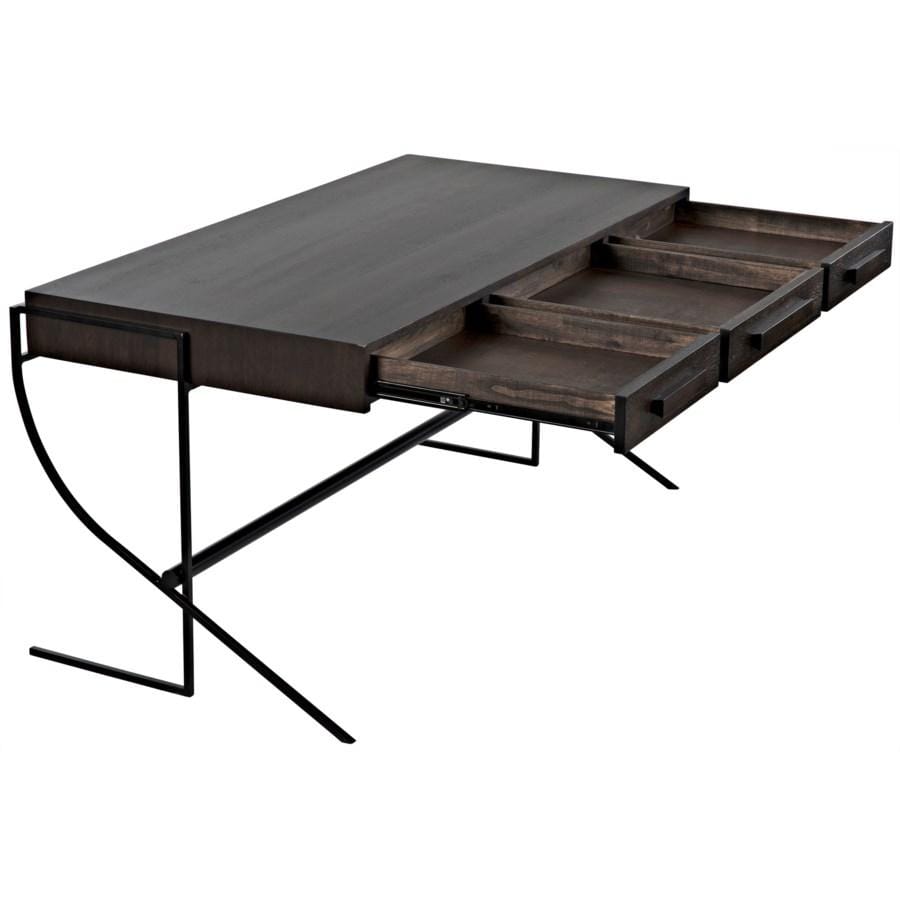 Noir Frank Desk Furniture noir- GDES181EB