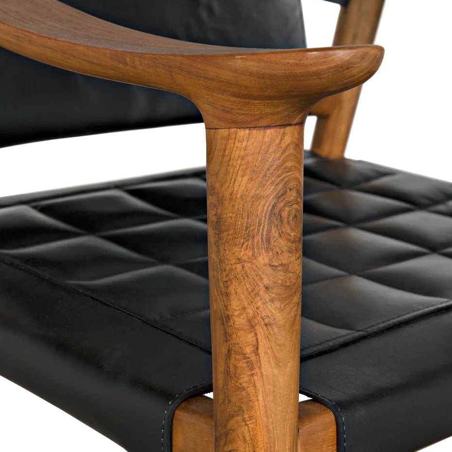 Noir Garibaldi Chair Furniture noir-AE-140T 00842449133969