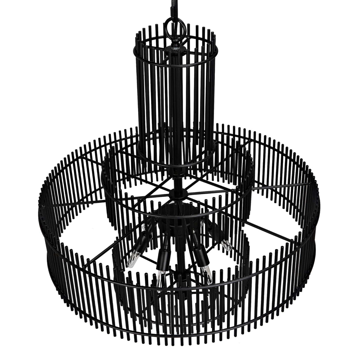 Noir Ghost Chandelier Lighting noir-PZ022MTB 00842449133631