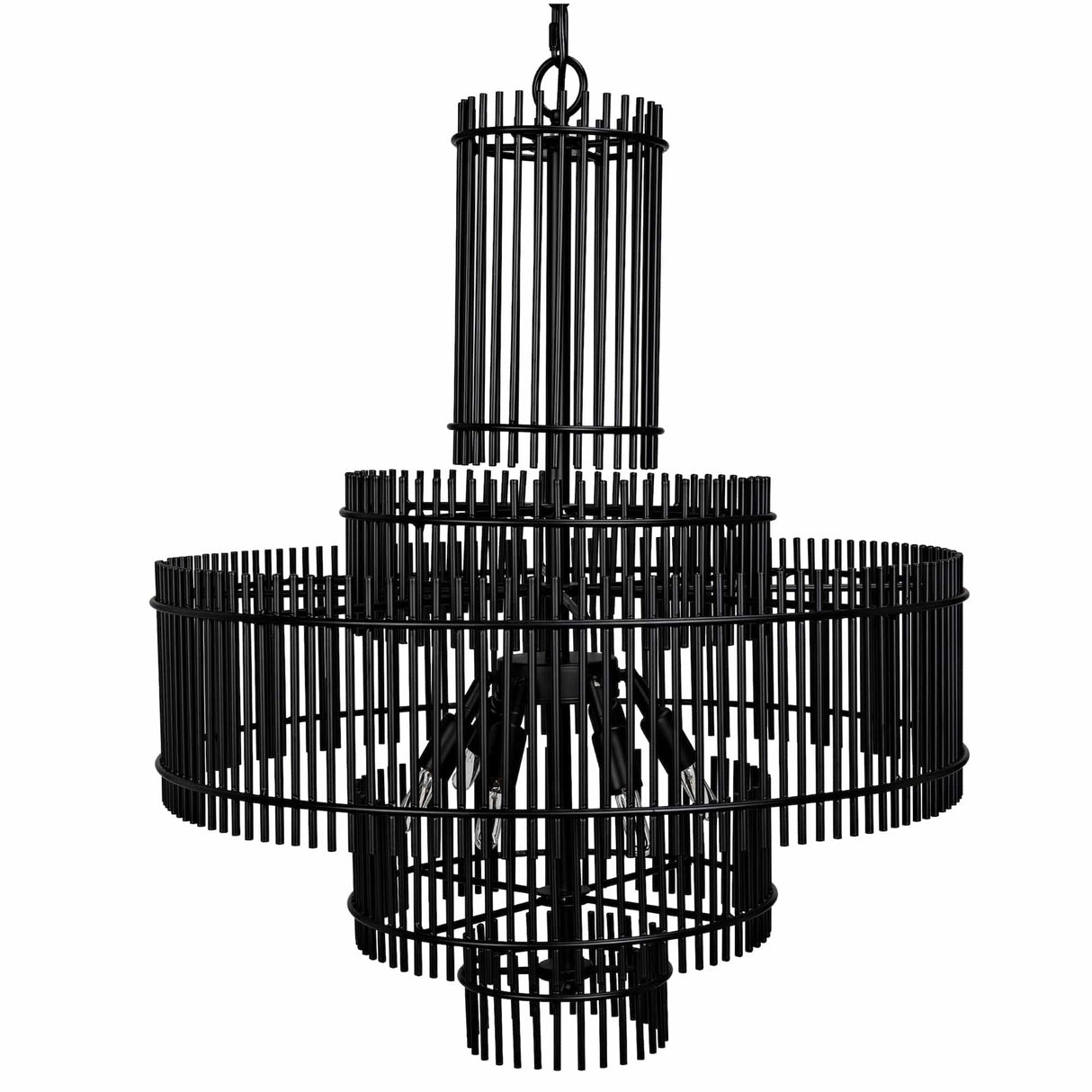 Noir Ghost Chandelier Lighting noir-PZ022MTB 00842449133631