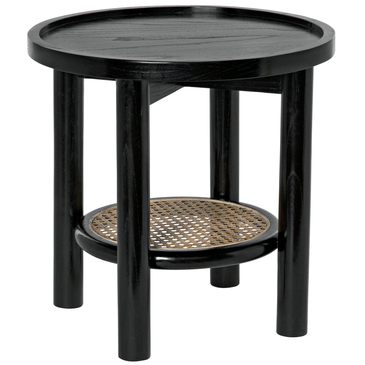 Noir Hide Away Side Table Accent & Side Tables noir-AE-233CHB 00842449132054