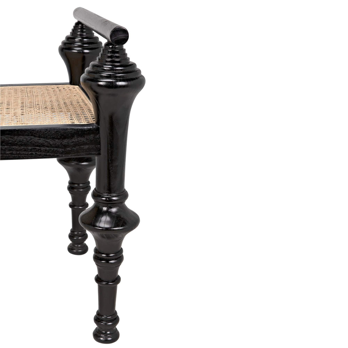 Noir Indochine Bench Furniture noir-AE-93CHB