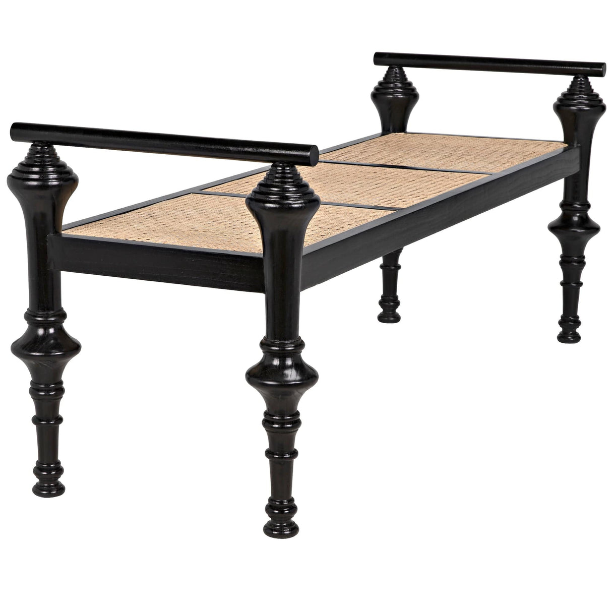 Noir Indochine Bench Furniture noir-AE-93CHB