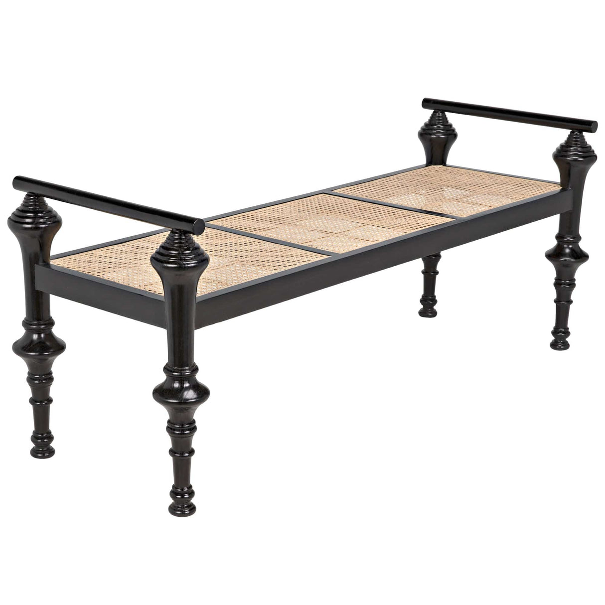 Noir Indochine Bench Furniture noir-AE-93CHB