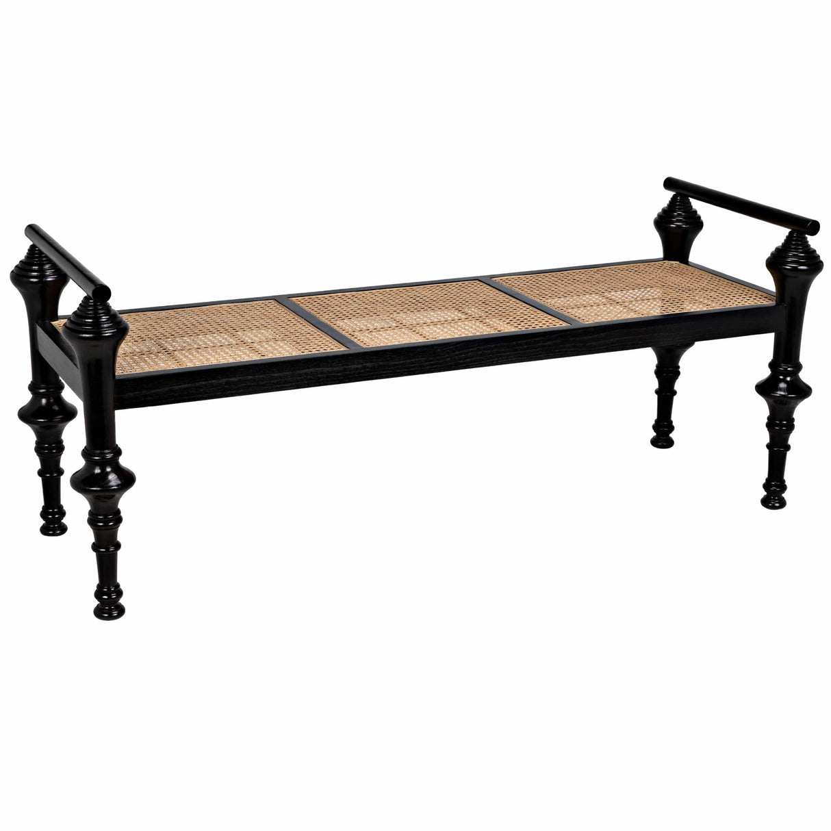 Noir Indochine Bench Furniture noir-AE-93CHB