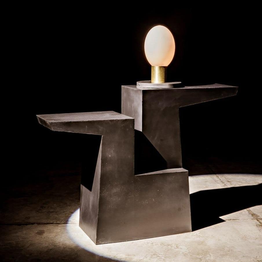 Noir Jazz Console Accent & Side Tables noir-GCON369MTB