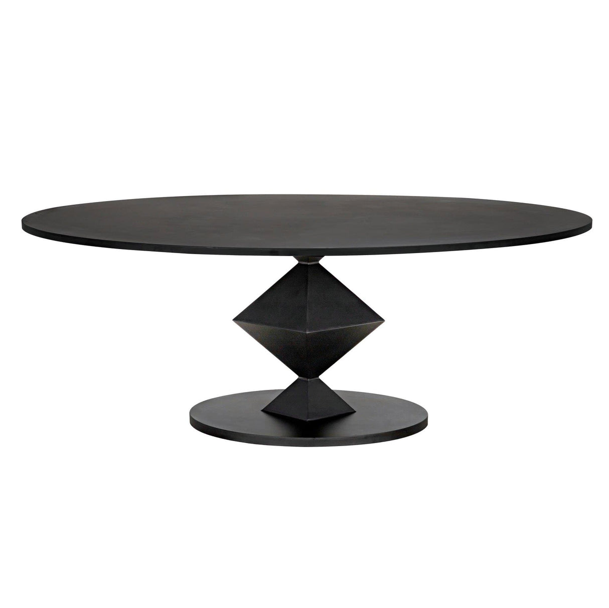 Noir Katana Oval Dining Table - HOLD FOR PRICING Furniture noir-GTAB565MTB
