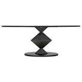 Noir Katana Oval Dining Table - HOLD FOR PRICING Furniture noir-GTAB565MTB