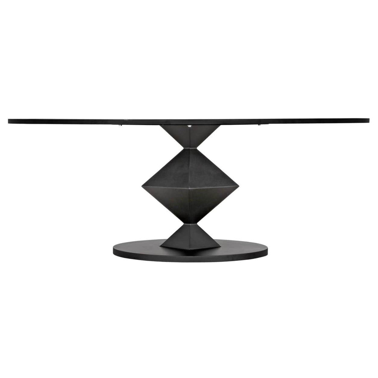 Noir Katana Oval Dining Table - HOLD FOR PRICING Furniture noir-GTAB565MTB