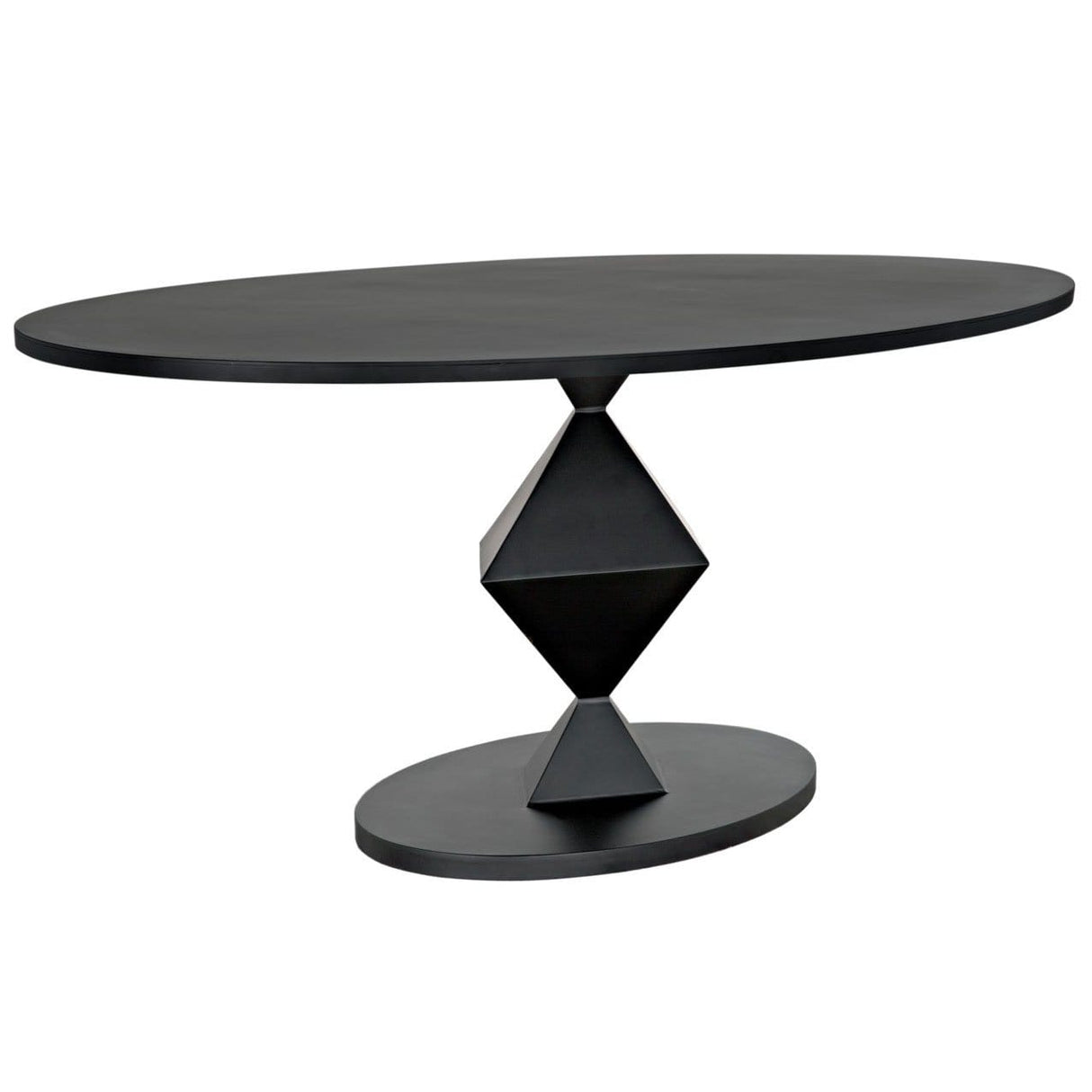 Noir Katana Oval Dining Table - HOLD FOR PRICING Furniture noir-GTAB565MTB